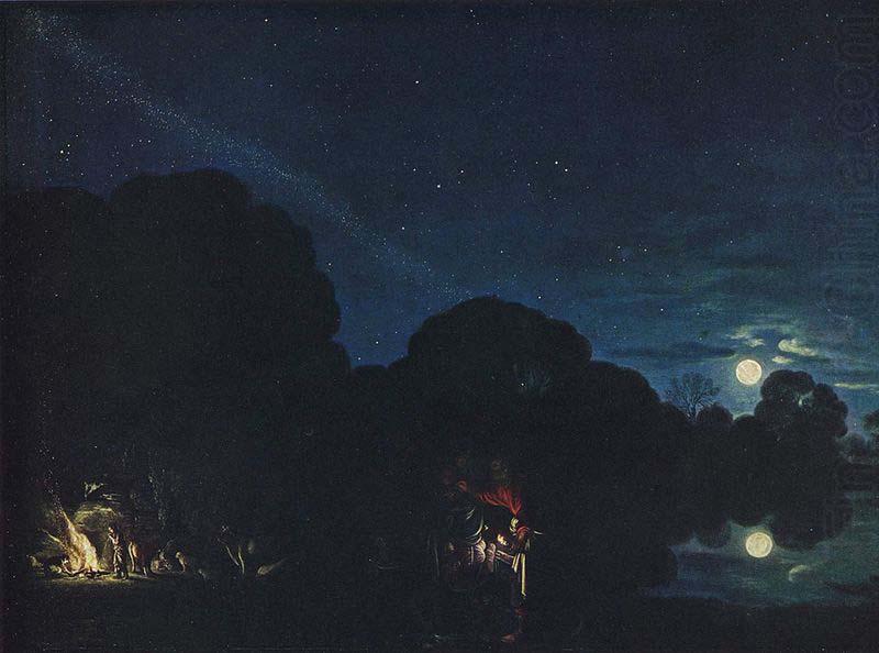 Adam Elsheimer The Flight to Egypt china oil painting image